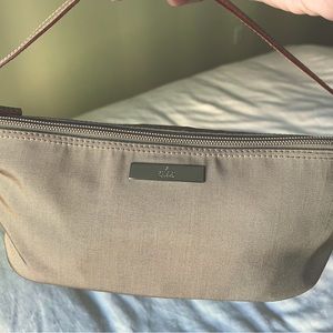 GUCCI Vintage Canvas Boat Pochette